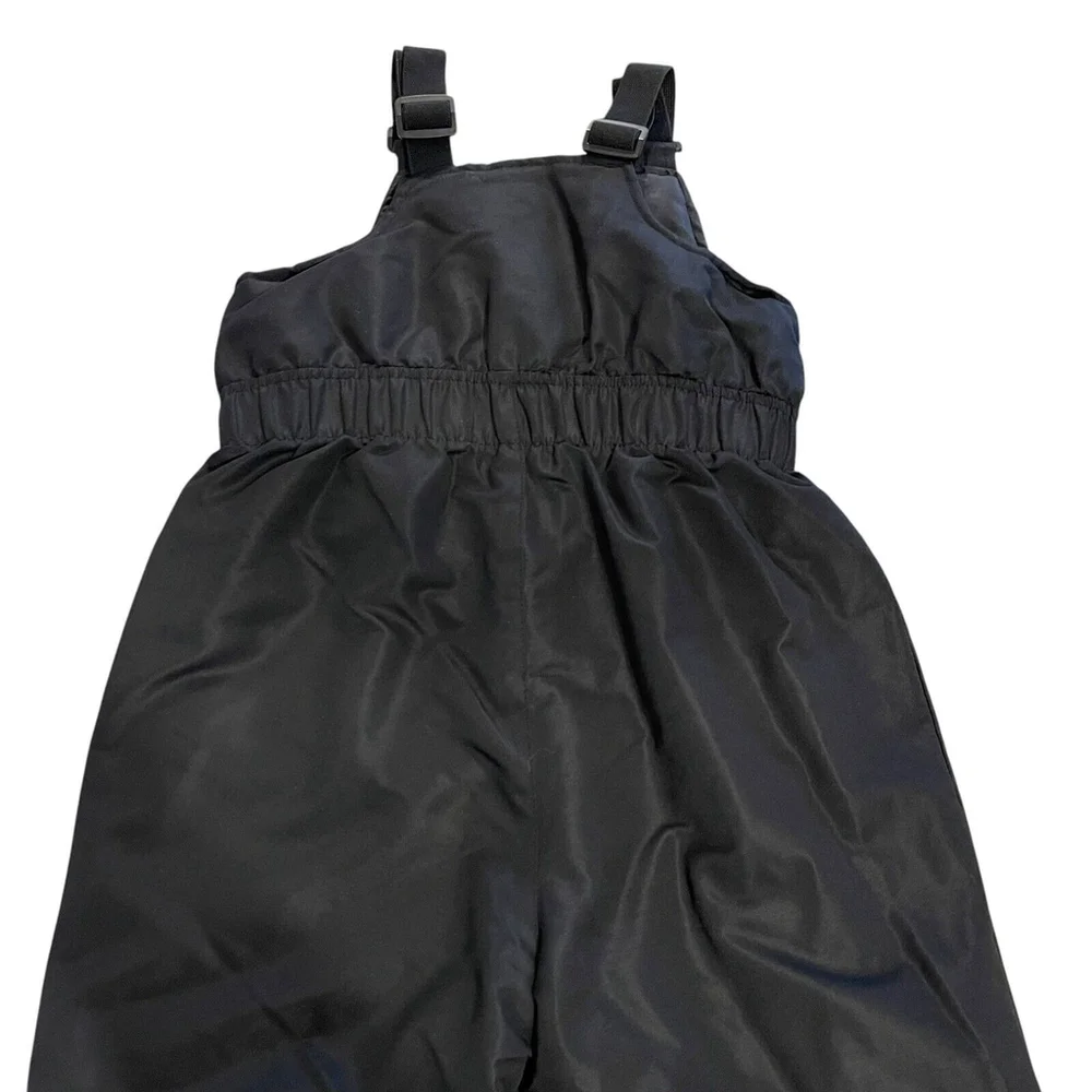 Wonder Nation Ski‎ Bib Kids Size 4T Black Insulated Suspenders Snow Sledding EUC